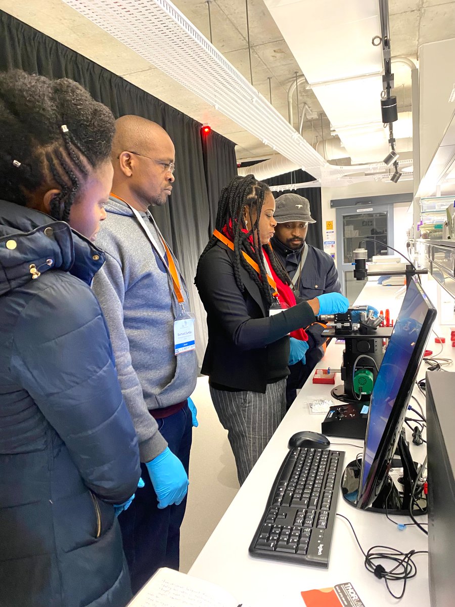 AMI_microscopy's tweet image. Day 3, the final day of the openScopes Africa in-person workshop. Attendees from across Africa are gaining more understanding of the capabilities and research applications of the openFrame-based microscopes. Project discussions are also underway. @UCT_news @UCTIDM @UCTHealthSci