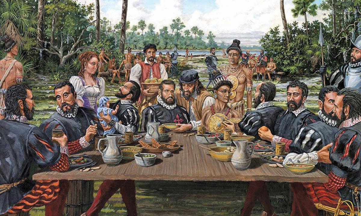 HisNorteamerica's tweet photo. 🇪🇸🇺🇸Un día como hoy de 1821 se formaliza la anexión estadounidense de La Florida. 
El territorio era español desde 1513, cuando Juan Ponce de León tomó posesión de la península. Durante tres siglos, Florida se defendió heroicamente ante invasiones británicas, revueltas y piratas. https://t.co/CYrkTAuCMD