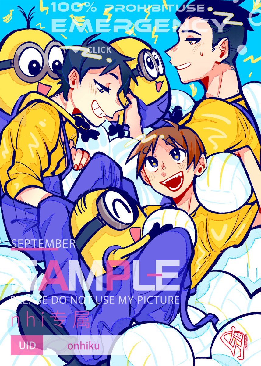 I forgot to post my final piece for the <a href="/EJPzine/">BOLT FROM THE BLUE | An EJP Raijin Zine</a> ⚡️💙🩵🍌

Behold… MINIONS!!! Bananas sorta look like bolts right? 

Leftover sales are happening rn!!!