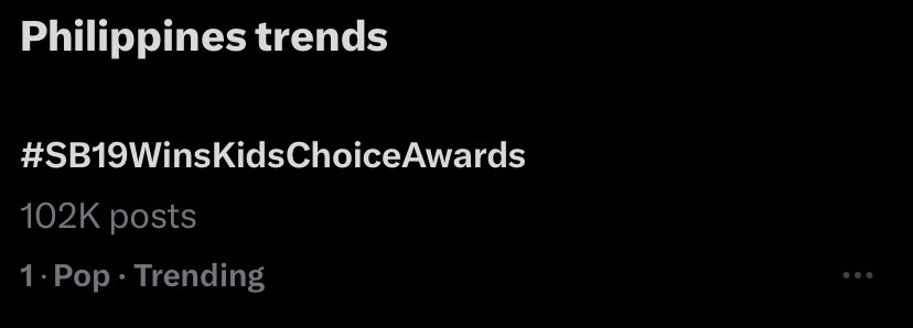 acetwtts's tweet photo. OH LOKO 102K TWEETS!!!

SB19 WON AT NICKELODEON
@SB19Official #SB19 #SB19WinsKidsChoiceAwards https://t.co/nIHSJ1hzzK