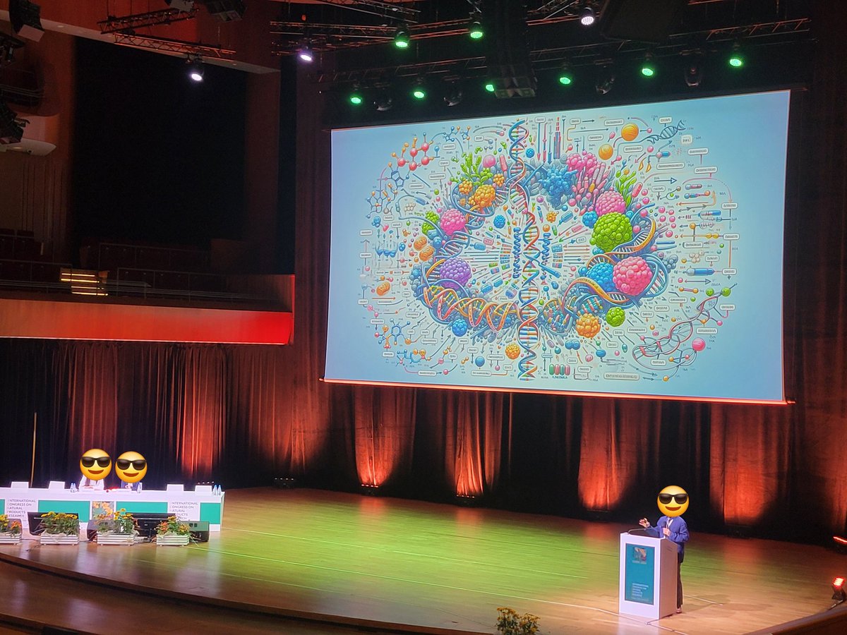 curiouslukas's tweet photo. Thank you @ypjang for your very colorful presentation at the International Congress on Natural Products Research #ICNPR in #Krakow. Also loved the informative #AI generated imagery!

#ICNPR24 https://t.co/etx7pZ0Vtg