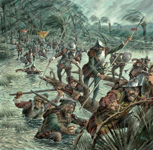 HisNorteamerica's tweet photo. 🇪🇸🇺🇸Un día como hoy de 1821 se formaliza la anexión estadounidense de La Florida. 
El territorio era español desde 1513, cuando Juan Ponce de León tomó posesión de la península. Durante tres siglos, Florida se defendió heroicamente ante invasiones británicas, revueltas y piratas. https://t.co/CYrkTAuCMD