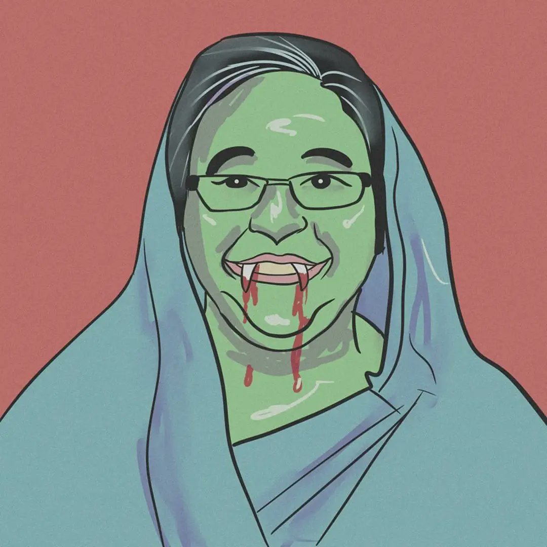 luvvbws's tweet photo. Real villain 😈

#StepDownHasina https://t.co/CzrVdPbRtH