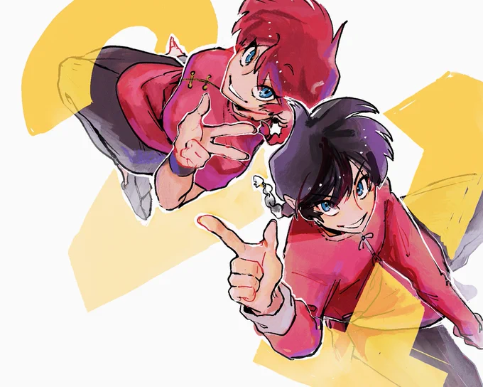 何もかも嬉しすぎ……!!!!!!!夢?! #らんまアニメ