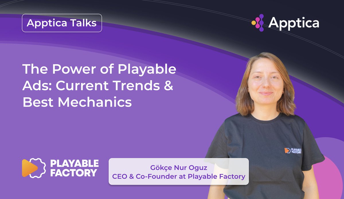 🔥New episode is out! 
Learn about the current trends and best practices in #playableads, integration of #UGC and future of #useracquisition with Gökçe Nur Oguz from Playable Factory.

⬇️ Click the link below:
youtu.be/cpveVGHDYL8?si…

#mobileadvertising #mobilemarketing