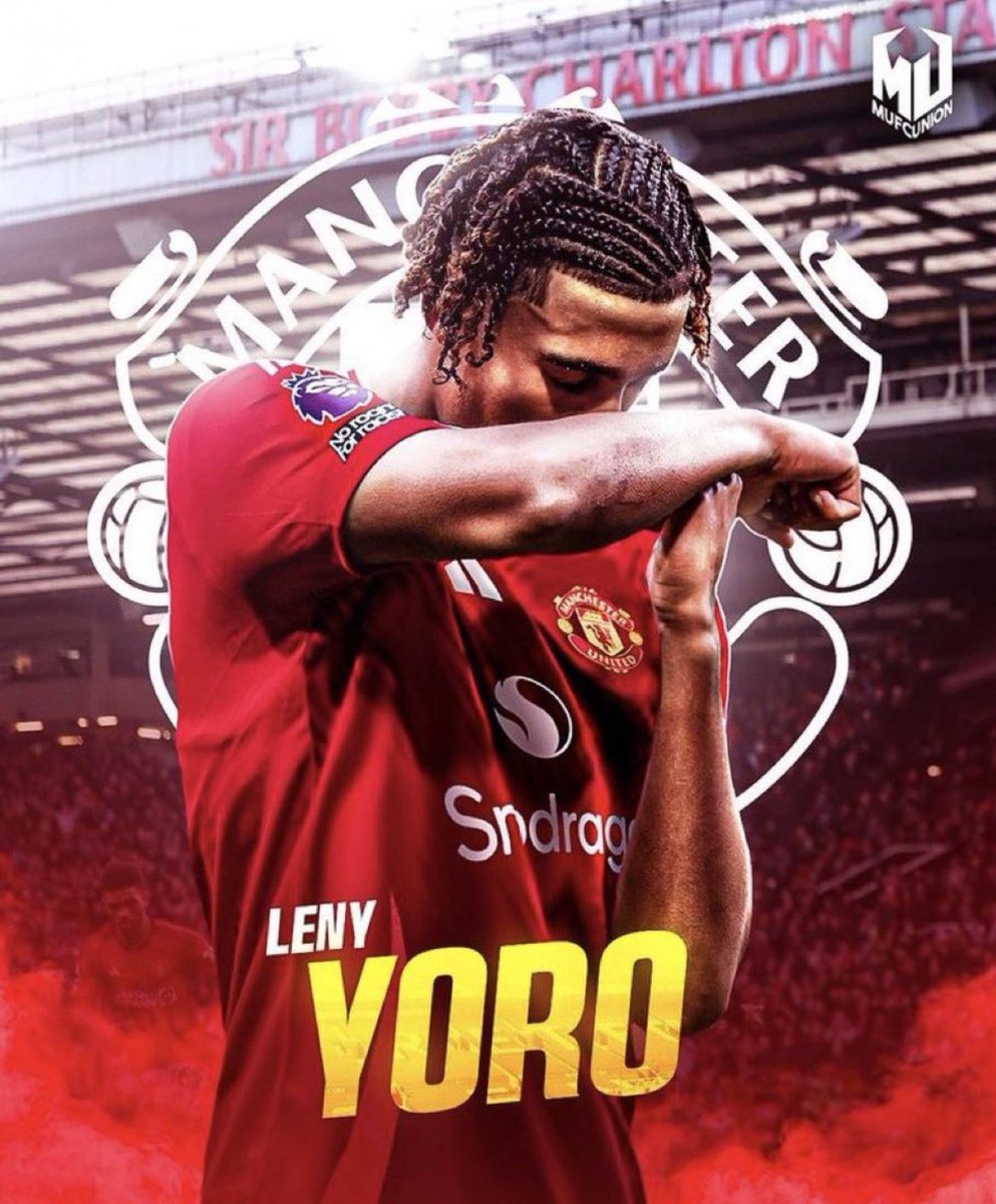 FrankEra_'s tweet photo. 🚨MAJOR BREAKING!!

Leny Yoro flying to UK to take medical + finalise personal terms as Man Utd push to COMPLETE signing from Lille!!

[@David_Ornstein]

OH MY GODDDDDD😍😍😍 https://t.co/kZX6N1yXOY