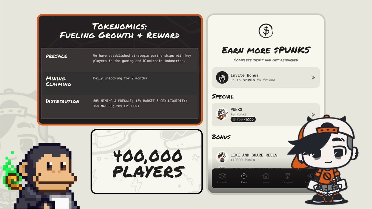 𝗚𝗠 𝗳𝗮𝗺, 𝗿𝗲𝗮𝗱𝘆 𝗳𝗼𝗿 𝗮 𝗴𝗶𝘃𝗲𝗮𝘄𝗮𝘆? 🥳

Help me earn some $TIME by using my referral link 👉 play.wepunks.wtf/?ref=Hjo3iCW7d

Prize: 🏆 $50

𝗛𝗼𝘄 𝘁𝗼 𝗲𝗻𝘁𝗲𝗿:
1️⃣ Like &amp; RT
2⃣ Use my link
3⃣ Comment when done!