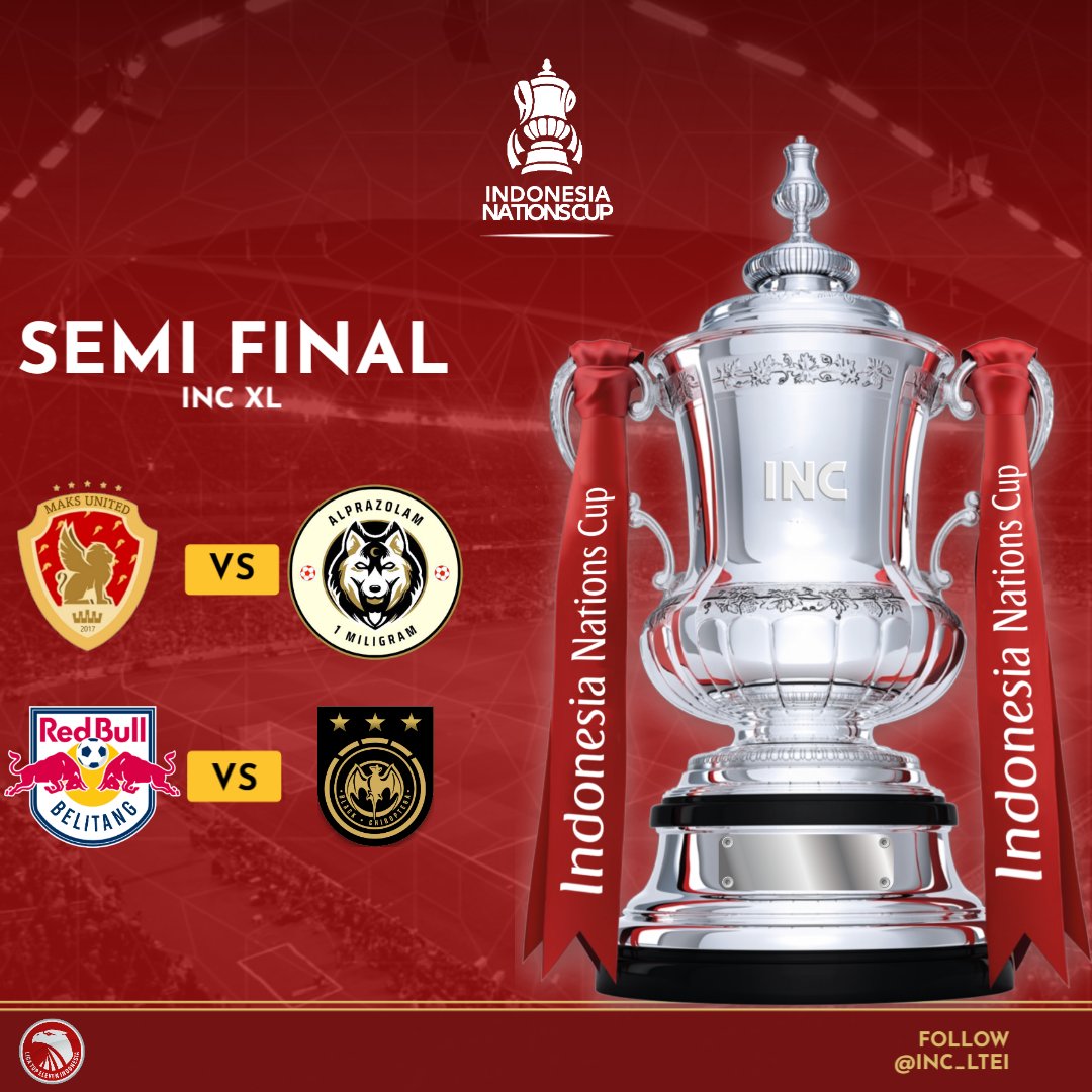 Liga Top Eleven Indonesia 🇮🇩 (@ligatopeleven) on Twitter photo Dalam lanjutan turnamen Cup terbesar di ranah komunitas X, <a href="/INC_LTEI/">Indonesia Nations Cup #INCXLI</a> Edisinya ke 40, kini sudah memasuki babak Semi Final😎
#LigaTopEleven
#INCXL Dalam lanjutan turnamen Cup terbesar di ranah komunitas X, <a href="/INC_LTEI/">Indonesia Nations Cup #INCXLI</a> Edisinya ke 40, kini sudah memasuki babak Semi Final😎
#LigaTopEleven
#INCXL