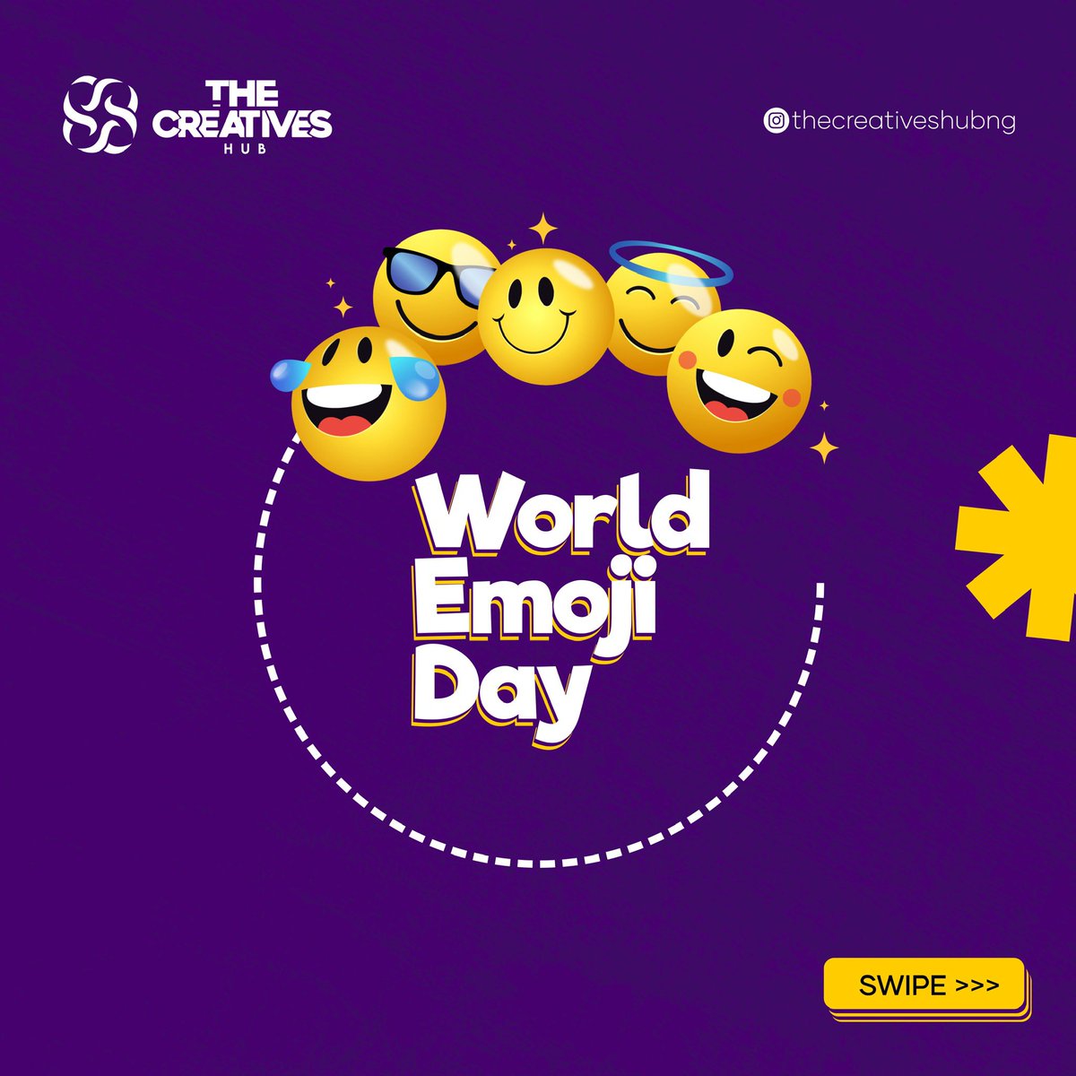 CreativesHubNG's tweet photo. Happy World Emoji Day https://t.co/KHAWopNMuJ