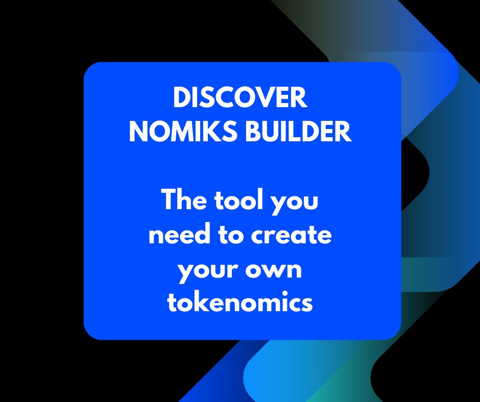 Nomiks7's tweet photo. Build your tokenomics step by step with our new software: The Tokenomics Builder

Thread 🧵 discovery

Beta open 👉 https://t.co/fnEFaoAtKD https://t.co/9fdKJ3sRJp