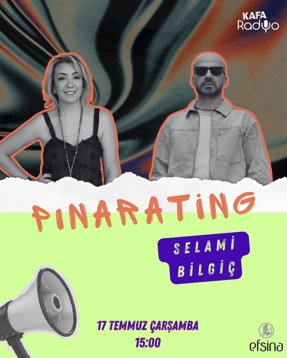 Kafa Radyo (@kafaradyo) on Twitter photo 🎙 <a href="/selamibilgic/">Selami Bilgic</a> Pınarating’e konuk oluyor ☕
📌 Efsina’nın sunduğu Pınar İnanç Akar ile Pınarating, bugün saat 15.00’te KAFA Radyo’da sizlerle 📻 ☺
<a href="/pinarating/">Pinarating</a> <a href="/efsinasalt/">Efsina Salt</a>
#KAFARadyo #Pınarating 🎙 <a href="/selamibilgic/">Selami Bilgic</a> Pınarating’e konuk oluyor ☕
📌 Efsina’nın sunduğu Pınar İnanç Akar ile Pınarating, bugün saat 15.00’te KAFA Radyo’da sizlerle 📻 ☺
<a href="/pinarating/">Pinarating</a> <a href="/efsinasalt/">Efsina Salt</a>
#KAFARadyo #Pınarating