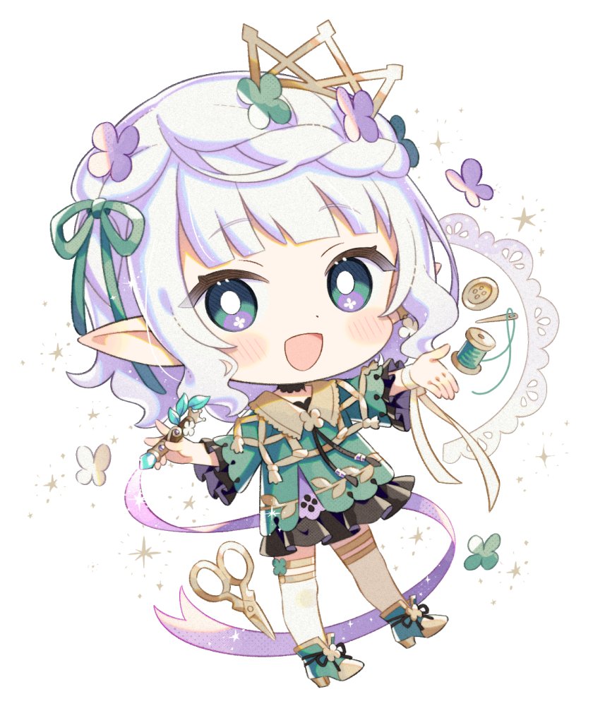 「バーチャル仕立て屋さんエルフ」|囚🐰🥚🍀のイラスト