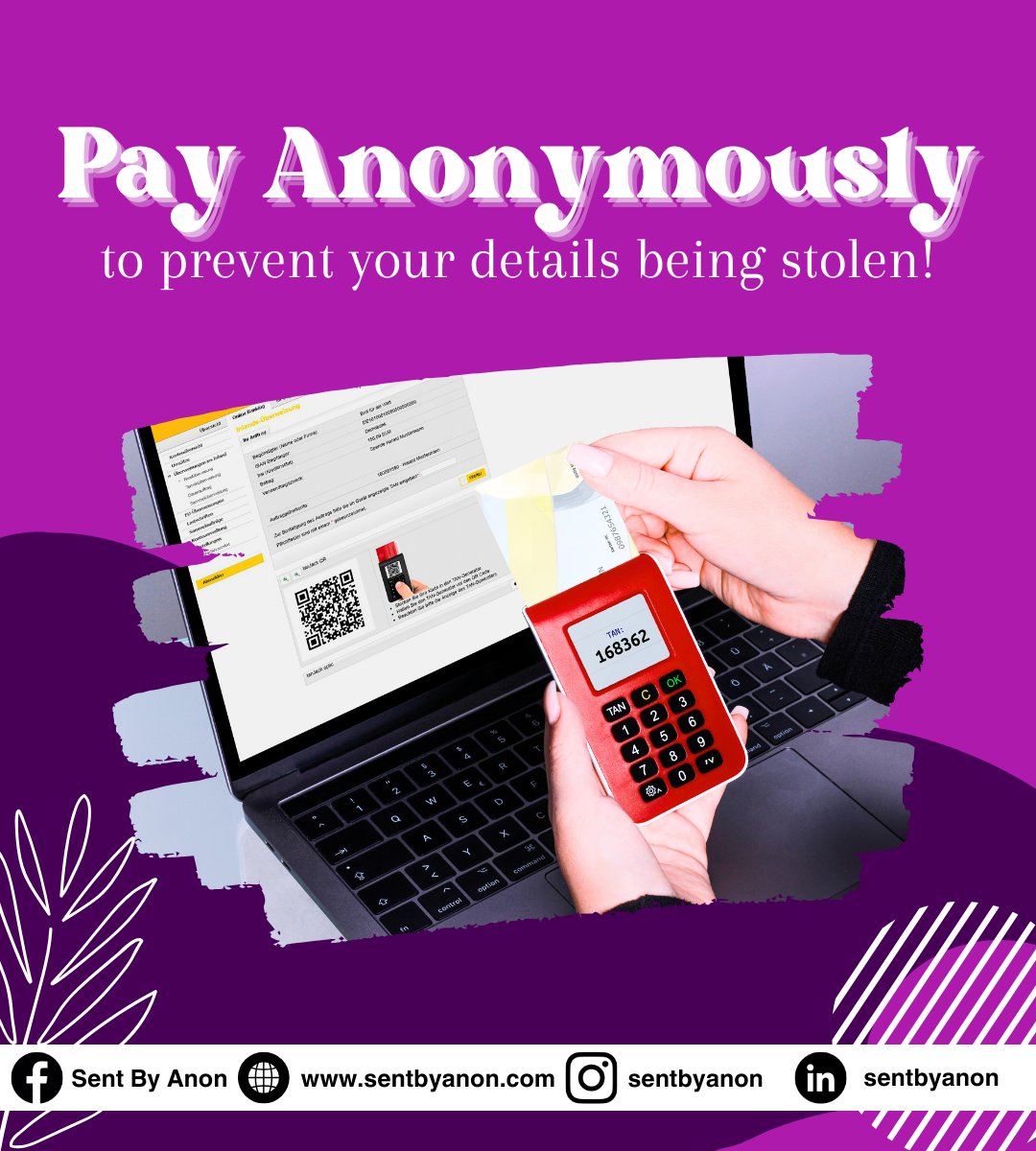 sentbyanon's tweet photo. If you're looking for where to anonymously make your transactions without your details being stolen, it can only be https://t.co/vUgegenLge to get this done! Visit our website to get started!

#onlinetransactions
#anonymous
#onlinepayment https://t.co/z7CHz6p86I