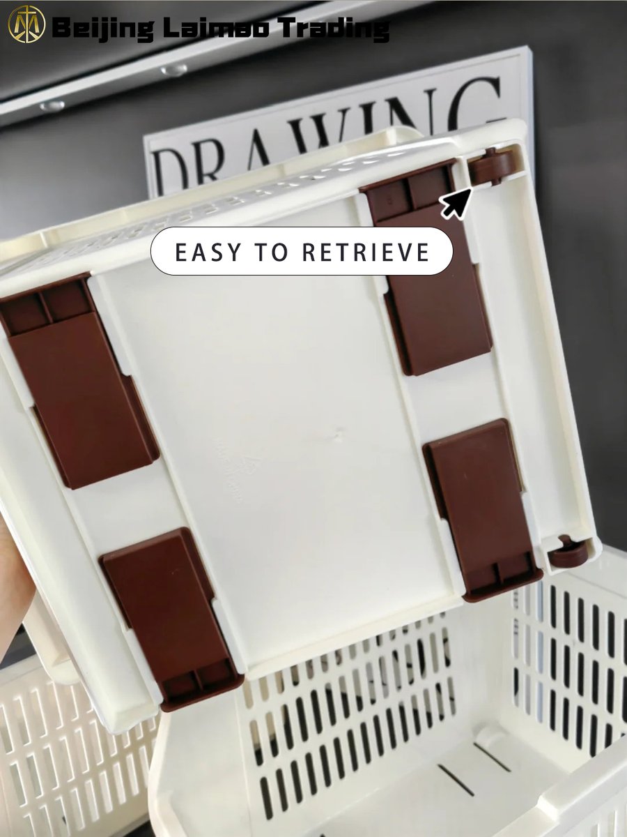 beijinglaimao's tweet image. Stackable baskets maximize space, with wide openings and rolling design for easy access. Perfect for preventing fruits and veggies from spoiling. Transform your home! #StorageOrganization #KitchenStorage