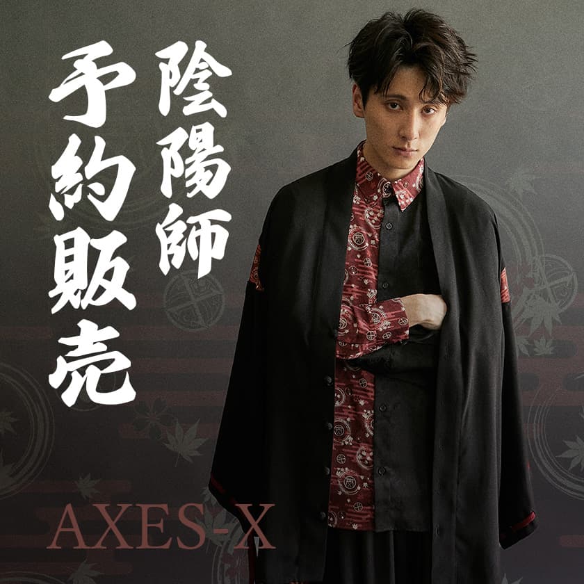 Pre Order -AXES-X-】 陰陽師の服装をモダンな形で再構築した、AXES-X