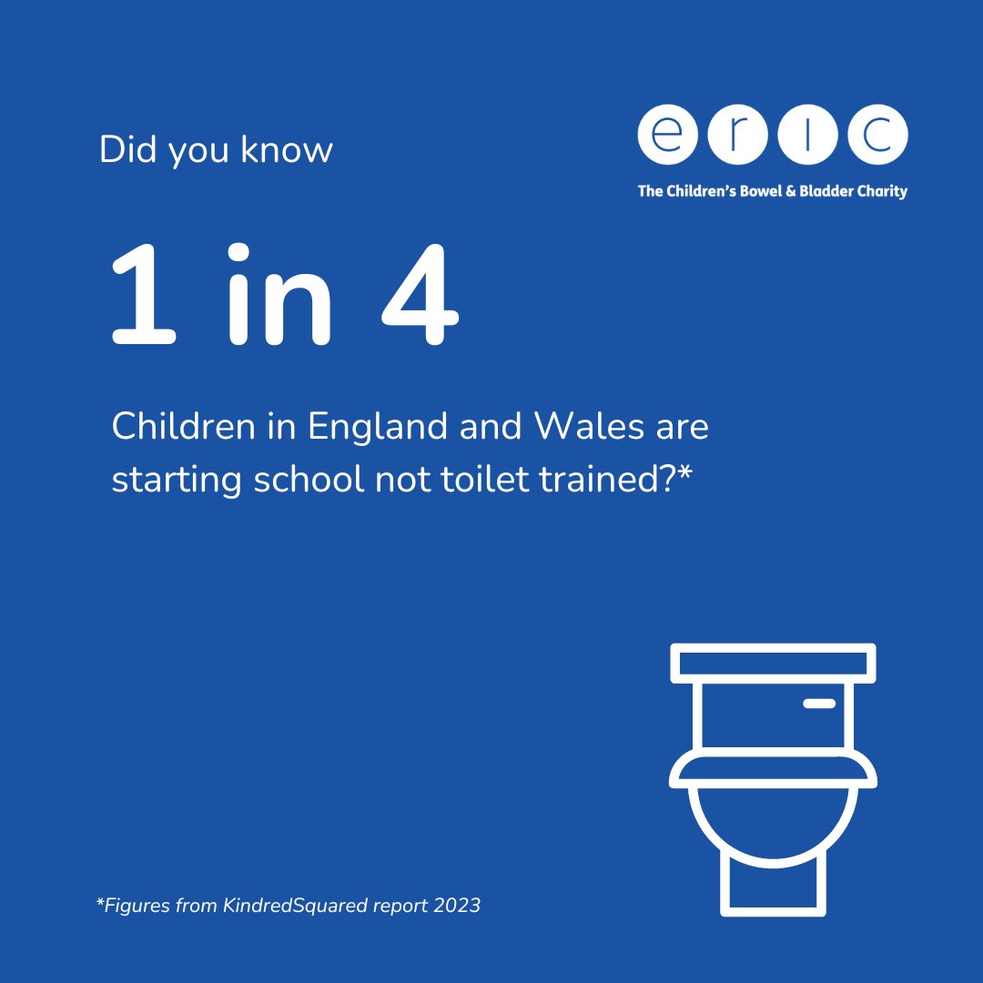 ERIC_UK's tweet photo. 🧵THREAD: Summer holidays are about to begin, but already schools are facing a huge problem....
🚽 1 in 4 children now arrive at school unable to use the toilet independently.
(Stats from @KindredSquared) https://t.co/aQHQThvyIe