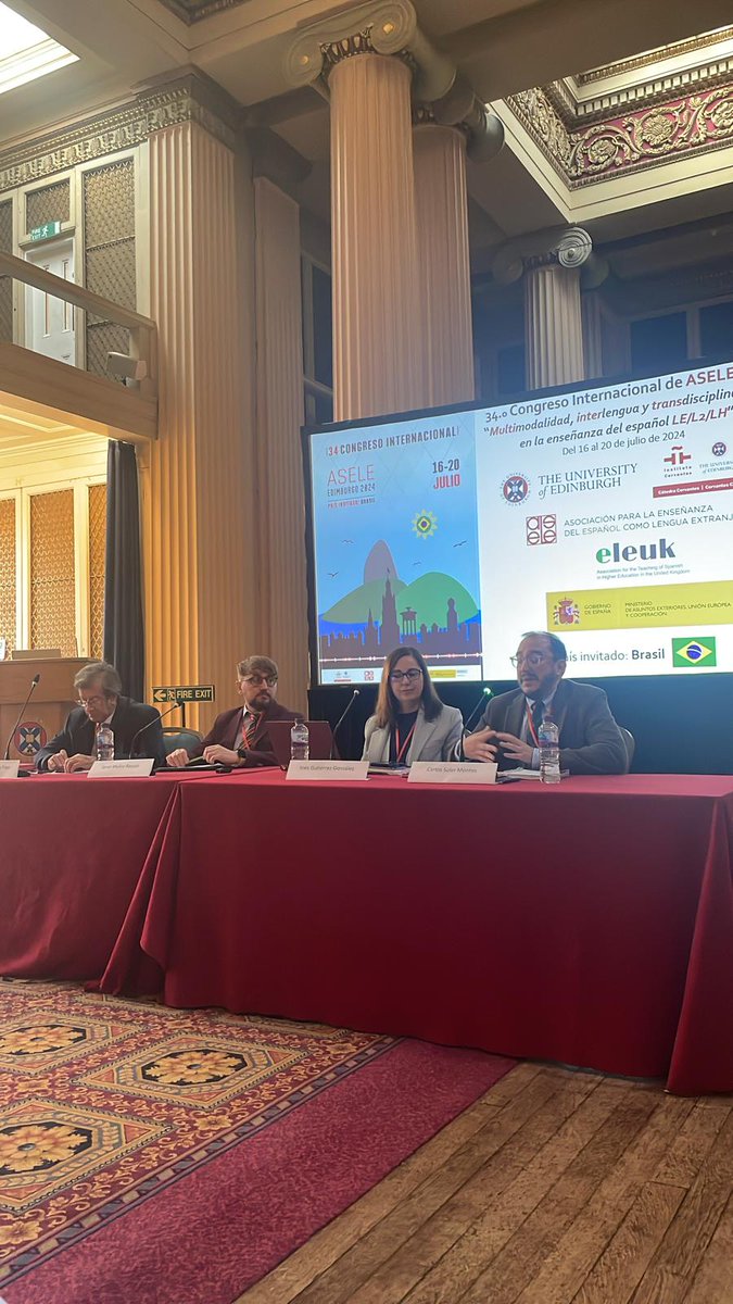 Inauguración del 34º Congreso Internacional de <a href="/ASELE_ELE/">ASELE</a> - Playfair Library, Old College.

#ASELE2024