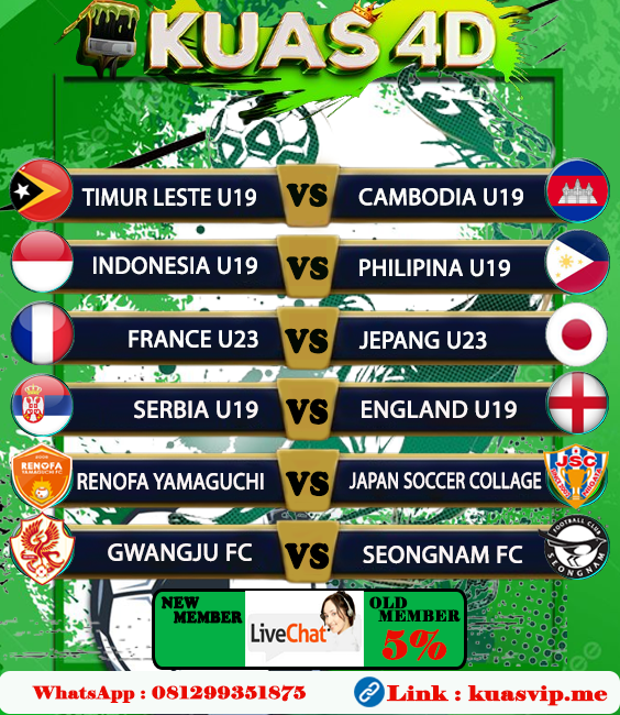Kuas4D's tweet photo. Dengan menu jadwal pertandingan BOLA terlengkap ada disini 🙂
Link Daftar Tersedia disini : https://t.co/0X9XQnGMe1
Untuk WhatsApp KUAS4D silakan add yah kaka 🙂
https://t.co/xVbGD0IbzF https://t.co/FNHoKQj6f7