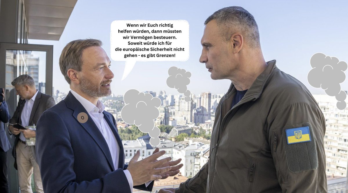 WAJKoenitz's tweet photo. …es gibt Grenzen @Klitschko !
#TaxTheRich #UkraineWar #EuropeanLiberty https://t.co/DFhoC5s9St