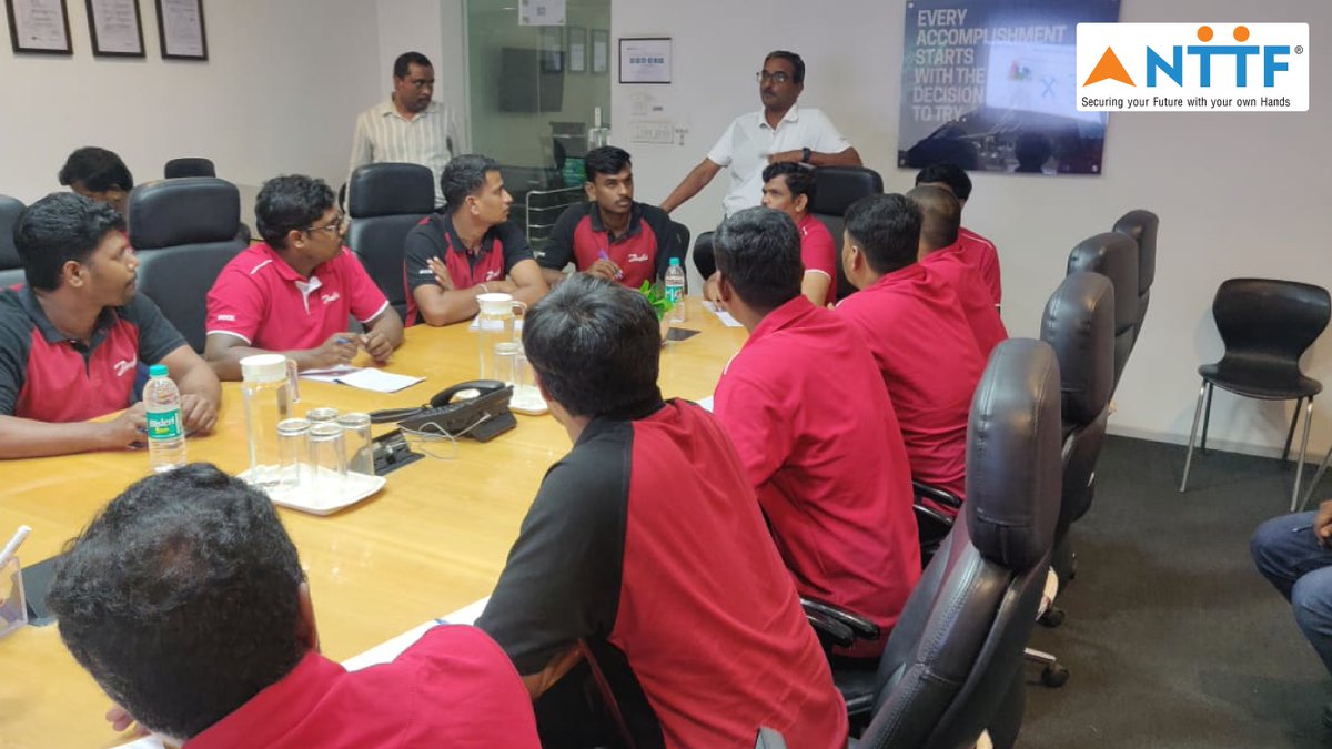 NTTFindia's tweet image. We are pleased to commence an upskilling corporate training program for M/s. Danfoss Bock Industries. The &quot;Constructive Learning Program&quot; is designed to enhance both the functional and technical skills.

#NTTF #CorporateTrainingProgram