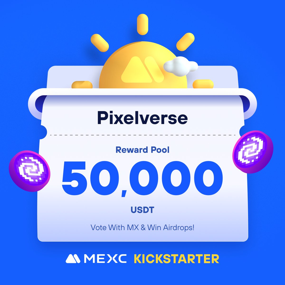 MEXC_Official's tweet image. .@pixelverse_xyz, a cyberpunk-themed game available on both Telegram and web browsers, is coming to #MEXCKickstarter 🚀

🗳Vote with $MX to share massive airdrops
📈 $PIXFI/USDT Trading: 2024-07-18 12:00 (UTC)

Details: mexc.com/support/articl…