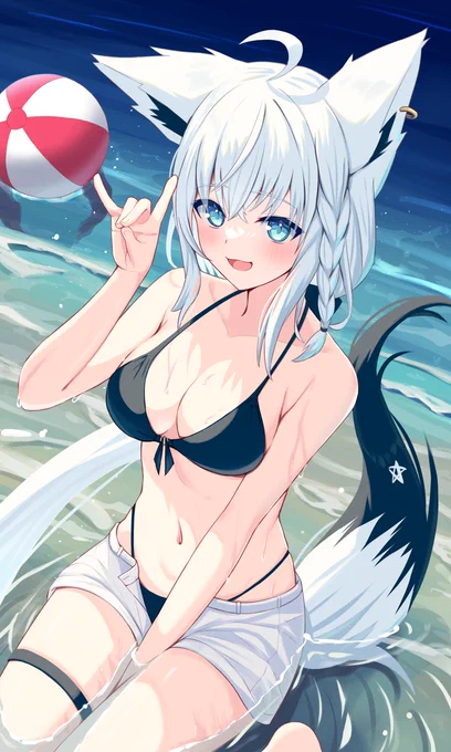 冷やしキツネいかがですか?#絵フブキ 