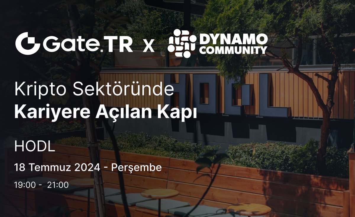 gatetr's tweet photo. 📣 https://t.co/AadLMX6mTd ve @dynamocommunity ortaklığında yapılacak “Web3 Kariyer Sohbetleri”nin ilkinde HODL Cafe Moda’da buluşuyoruz. 🥳

#Web3 ekosisteminde kariyer düşünenler, iş arayanlar, çalışma arkadaşı arayanlar, network içinde olmak isteyenler, meraklısı olan herkesi bekleriz. 

Kayıt İçin 👉🏻 https://t.co/kJxo5wawxD

#HODL