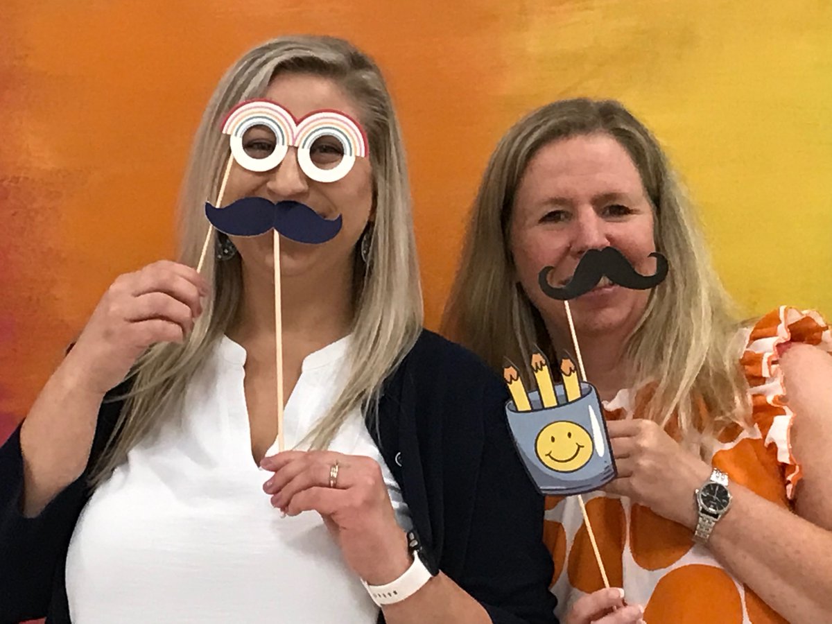 LisaFallaw's tweet photo. Administrators just wanna have fun too!! A little photo booth fun to kick off the 2024-2025 school year!!! #ColorYourWorldWith… #BackToSchool2024 https://t.co/UZ1Z7LiTD5