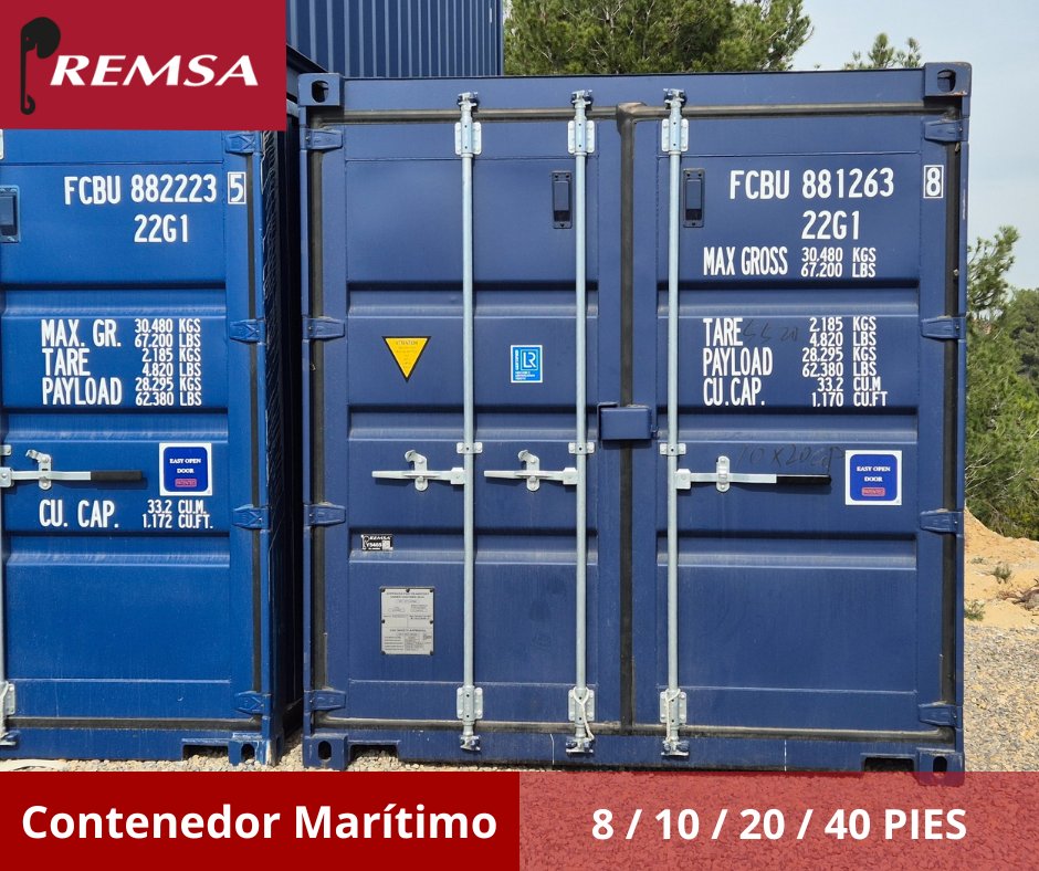 RemsaCentral's tweet photo. Estos compactos y versátiles contenedores son perfectos para: transporte, construir viviendas, establecer negocios, almacenes, incluso como espacios creativos🏗️
Para eso y más, Remsa pone a tu disposición distintos modelos de contenedores marítimos, ¡tanto en venta como alquiler! https://t.co/nac1vlFVeg