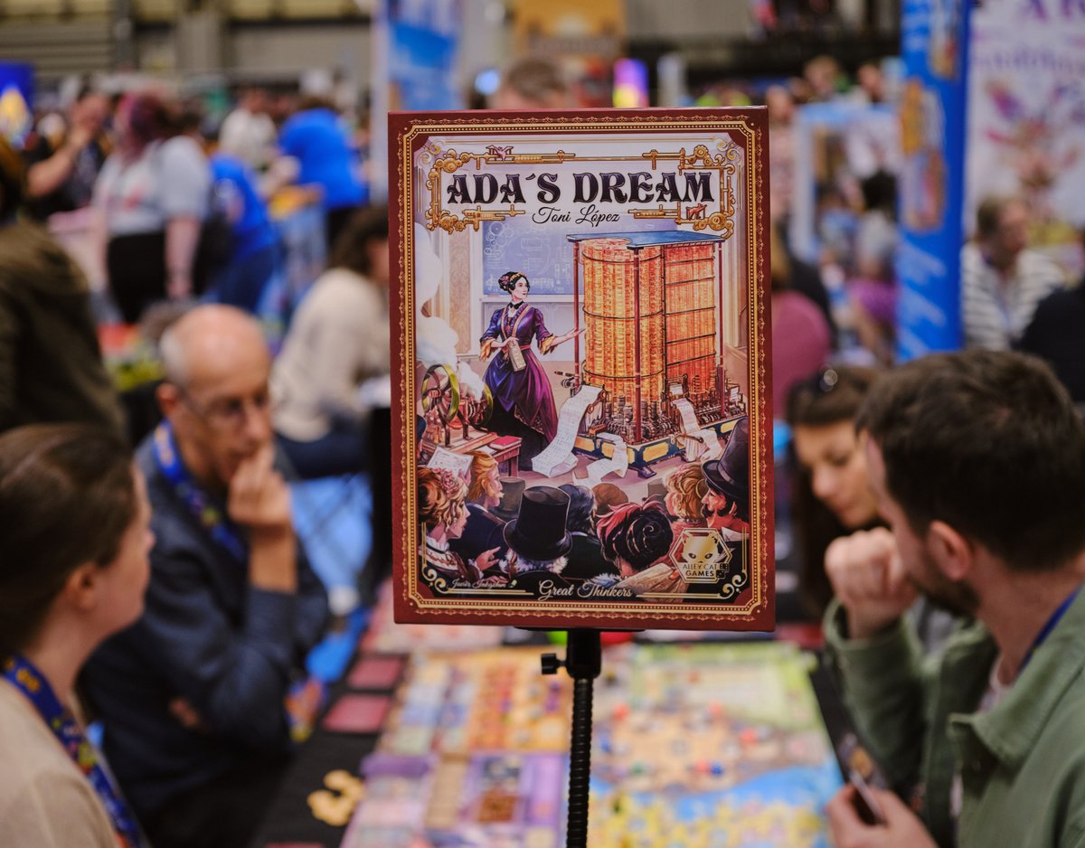 UKGamesExpo's tweet image. Did you get to play Ada's Dream?

#boardgamecommunity #boardgamelover #boardgameaddict #boardgame