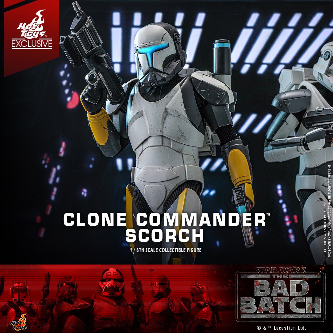 yak_face's tweet image. Hot Toys reveals 1:6 scale Clone Commando Scorch from The Bad Batch #hottoys #starwars #clonecommando #thebadbatch