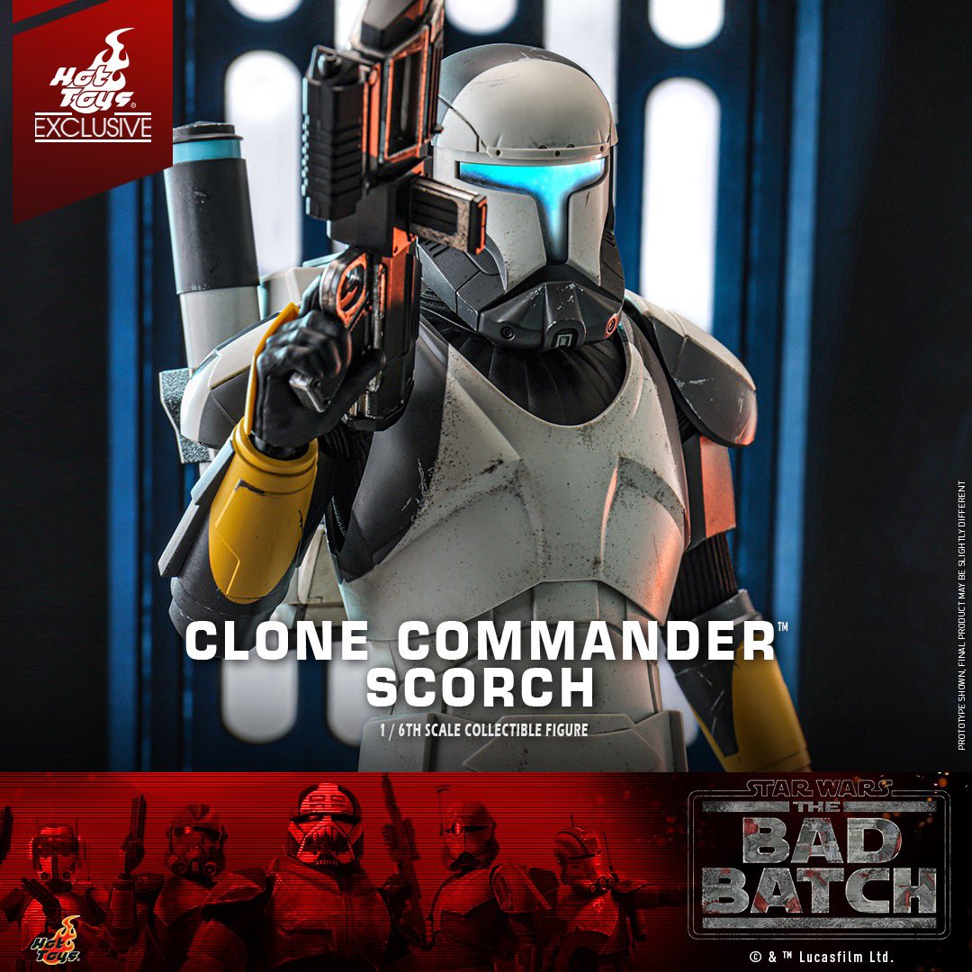 yak_face's tweet image. Hot Toys reveals 1:6 scale Clone Commando Scorch from The Bad Batch #hottoys #starwars #clonecommando #thebadbatch
