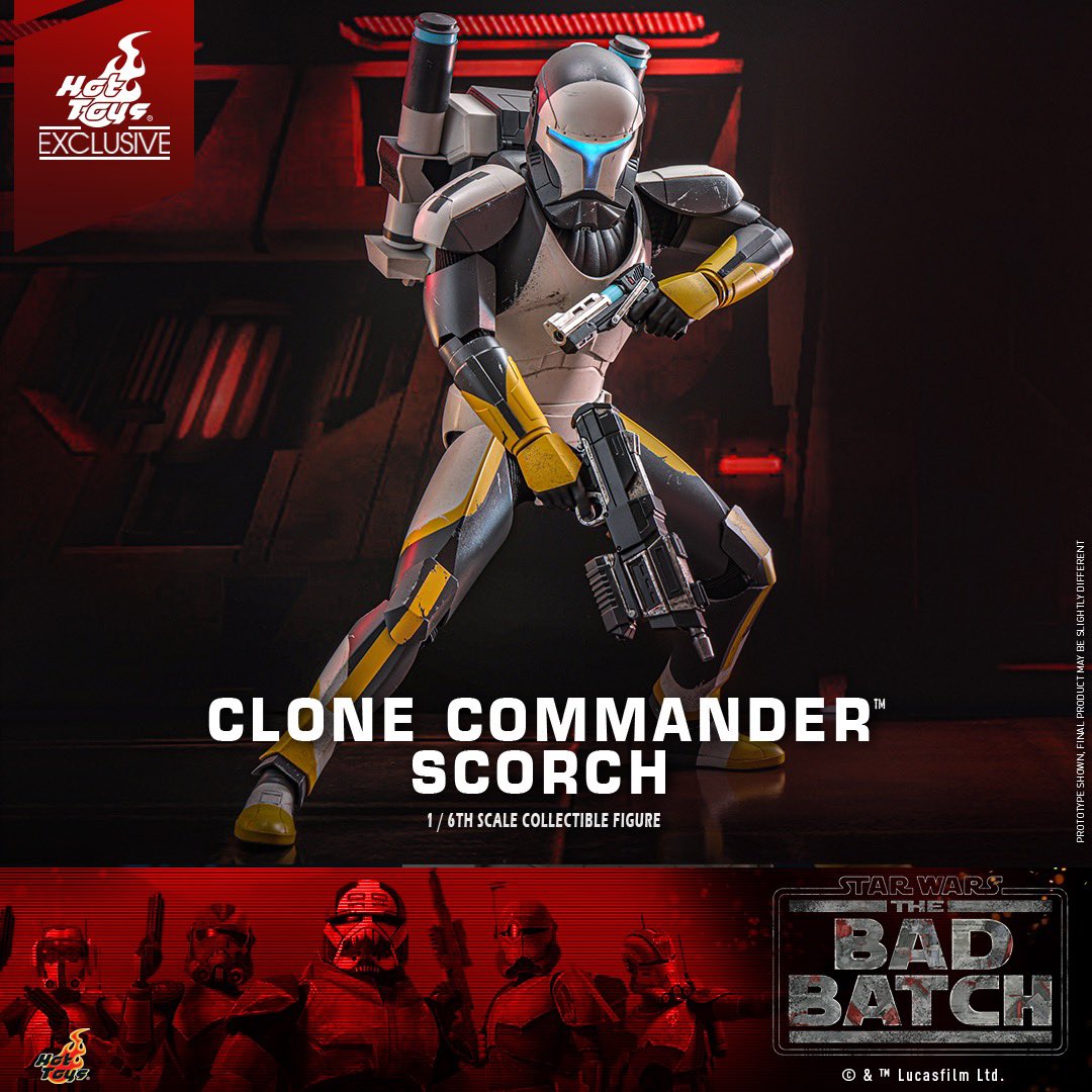 yak_face's tweet image. Hot Toys reveals 1:6 scale Clone Commando Scorch from The Bad Batch #hottoys #starwars #clonecommando #thebadbatch