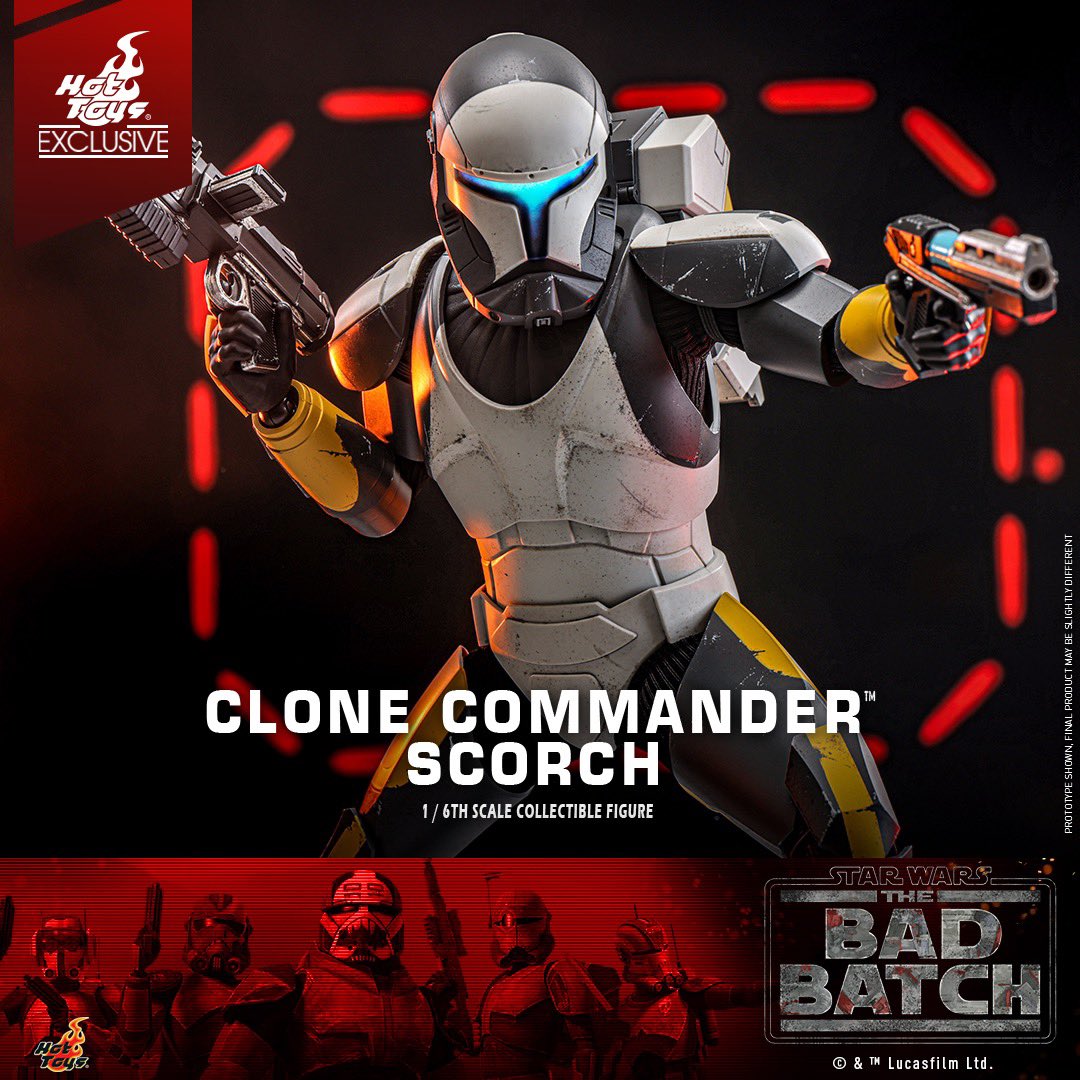 yak_face's tweet image. Hot Toys reveals 1:6 scale Clone Commando Scorch from The Bad Batch #hottoys #starwars #clonecommando #thebadbatch