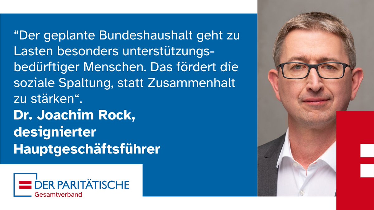 Die Bundesregierung verschärft mit ihrem neuen #Haushalt die soziale Ungleichheit:
❗️ Verschärfungen im #Bürgergeld mit drastischen, unverhältnismäßigen Maßnahmen.
🤷 Gleichzeitig: Qualifizierung und Weiterbildung für Arbeitssuchende bleiben auf der Strecke.
(🧵 1/4)