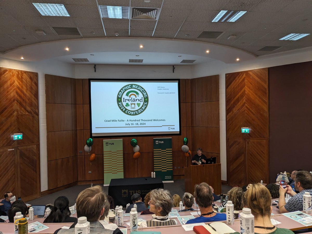 RCSI_PosHealth's tweet image. The CPHS team is at the 2024 @GraphicMedicine Conference! This event explores the intersection of comics and healthcare, offering a unique space to share art, ideas, and research. 

Learn more: graphicmedicineconference.com

#GraphicMedicine #GraphMed2024 #CPHS #HealthcareInnovation