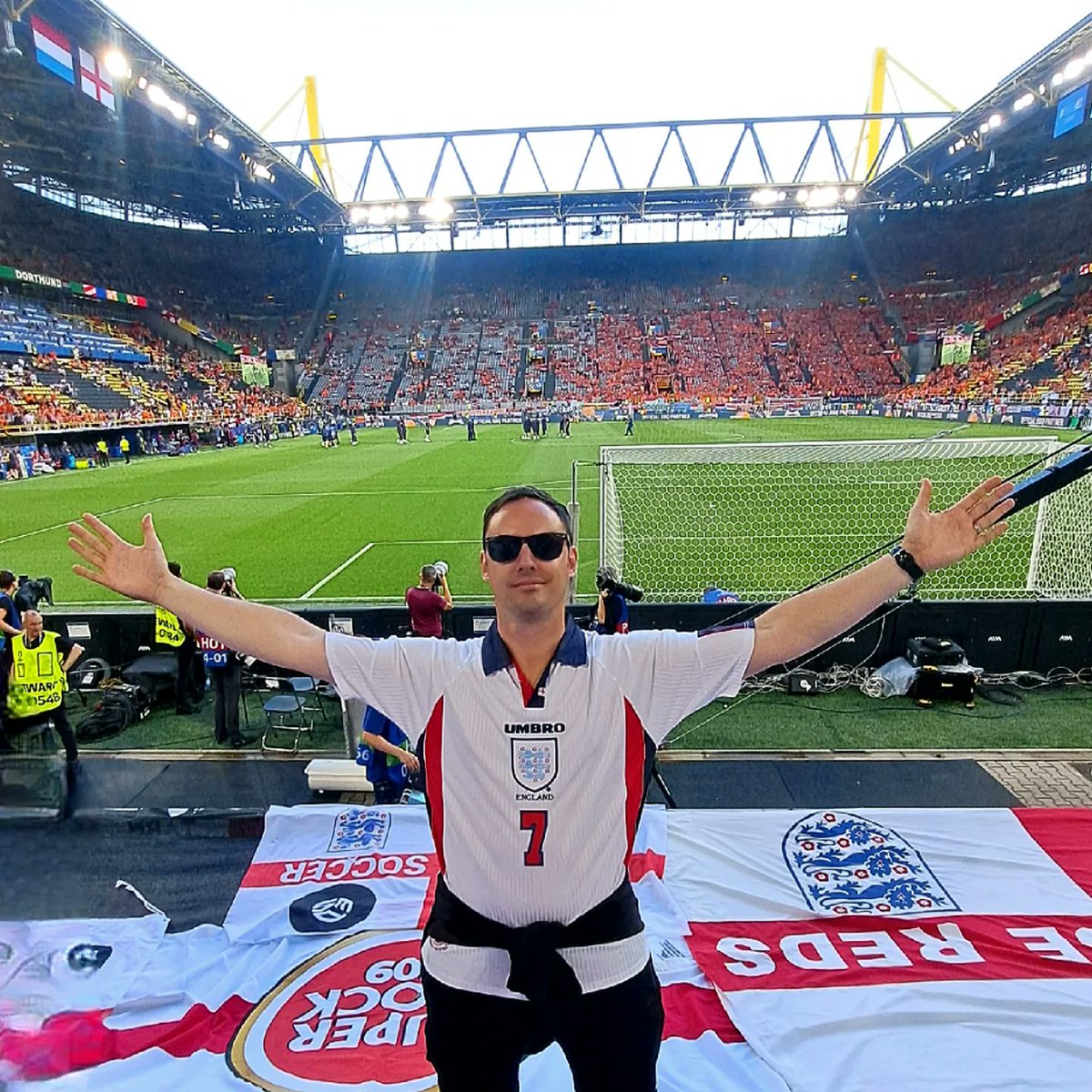 DM1185's tweet photo. ⚽️ I was very fortunate to be in Germany for the Euros and take in some England games along the way.

💥 A fantastic tournament, brilliantly organised &amp; an even better atmosphere.

🏴󠁧󠁢󠁥󠁮󠁧󠁿 Again for England, it just wasn't meant to be.

💔 It's coming home, I just didn't say when... https://t.co/NMudTdhegg