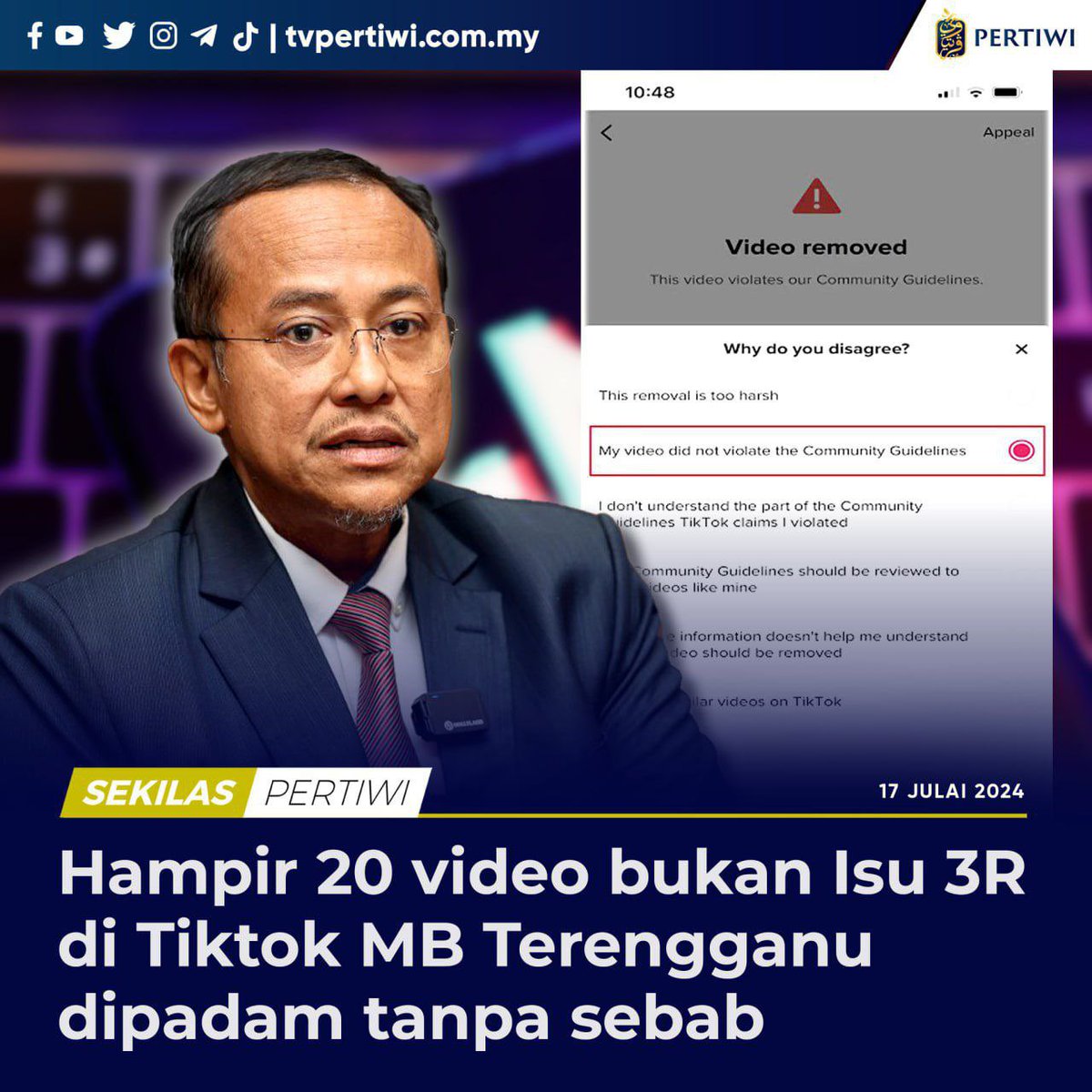 Apa cer ni Pami <a href="/fahmi_fadzil/">Fahmi Fadzil 🇲🇾</a>? Banyak news kat wa perasan dah tak ada kat Google archive juga. Tak kan lembik sampai tahap ni

Whoever is involved, you'll never escape from the law.. Ingat tu. Langit tak selalu cerah beb
