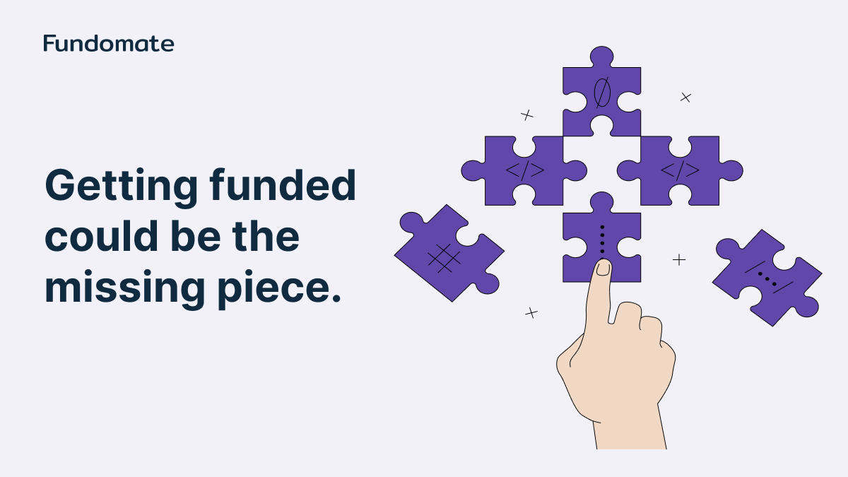 Fundomate's tweet photo. Getting funded could be the missing piece. https://t.co/C7XEbq7DDm https://t.co/vDqO2vobDi