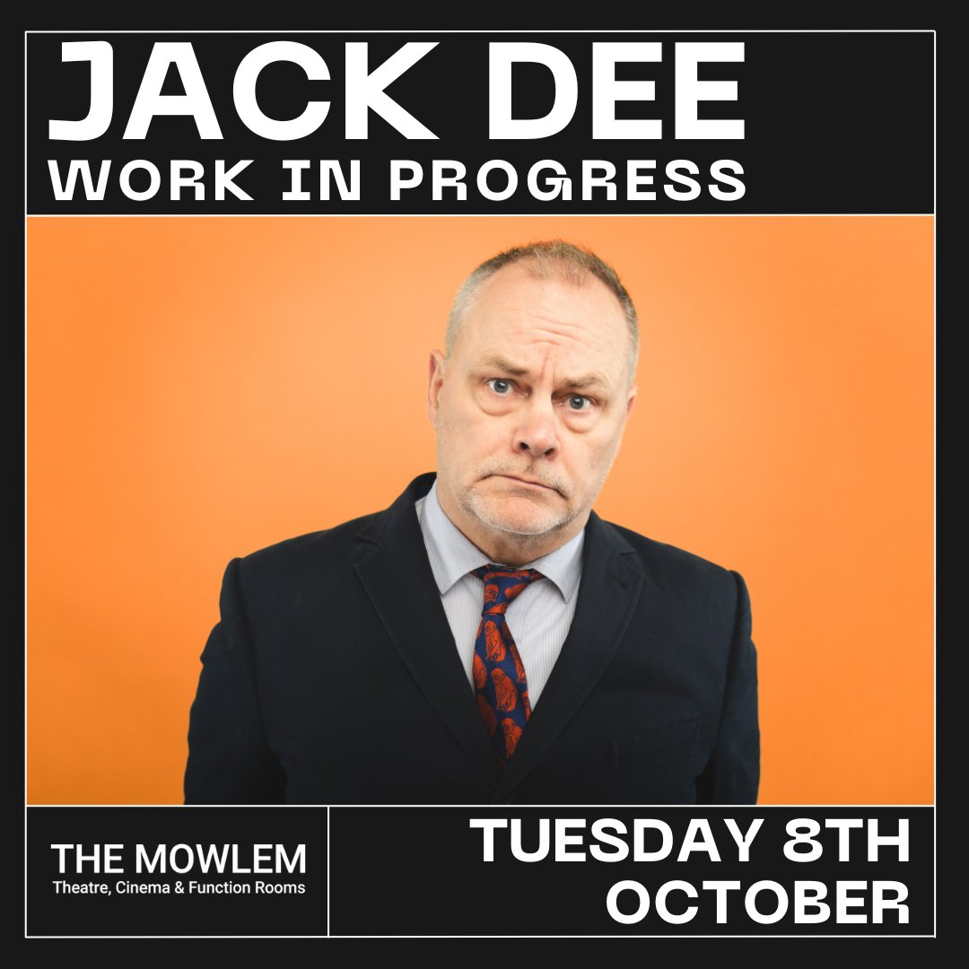 📣 Tickets for Jack Dee go live in 15 minutes!! 📣

Join Jack on Tuesday 8th October as he warms up ahead of his brand-new UK tour. 

Tickets go live at 11am and can be purchased from either our website or by visiting The Box Office.