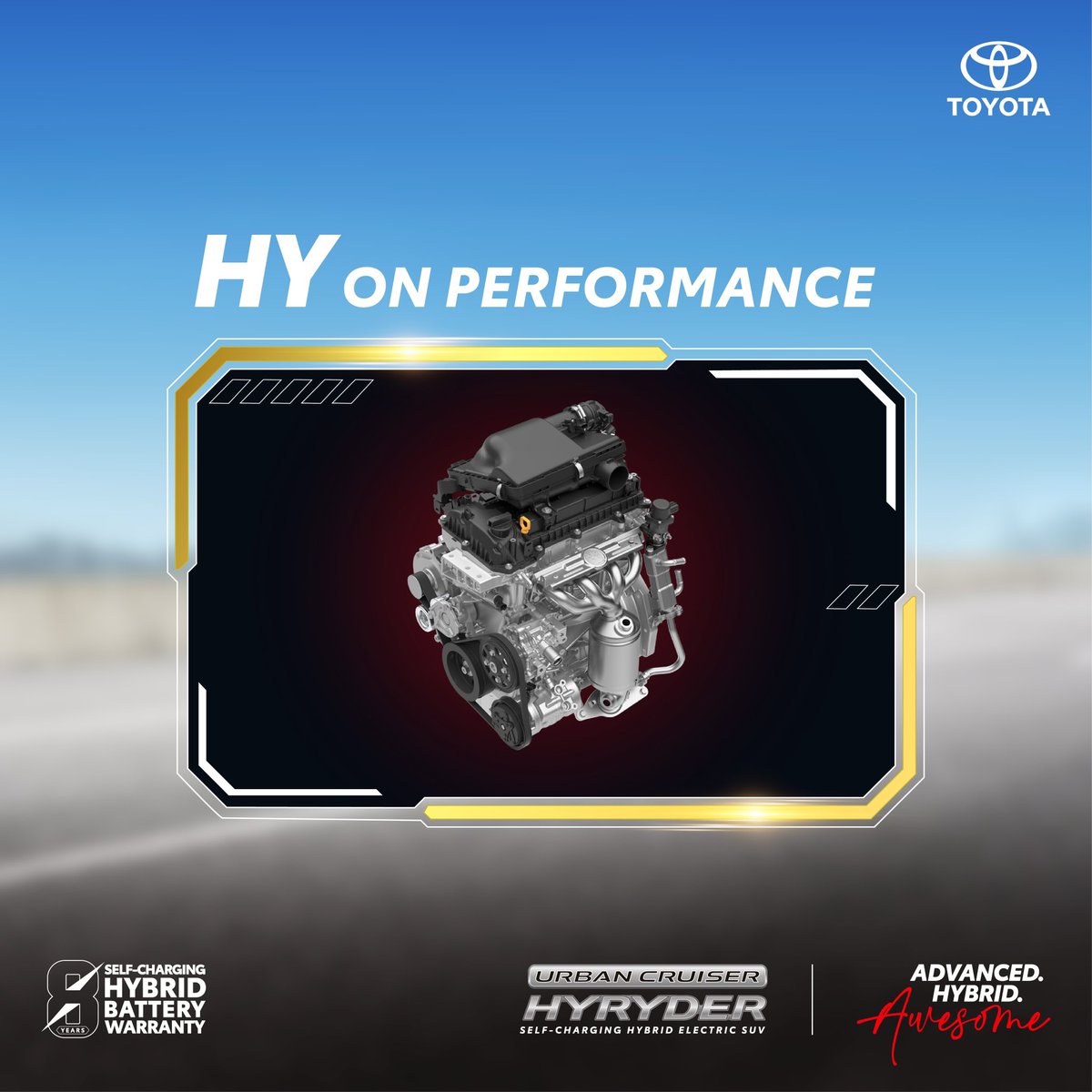 Toyota_India's tweet photo. Elevate your drive with the Toyota Hyryder's Hybrid power. It's HY time for a smarter journey.

For more info, visit: https://t.co/LleCHXmwaR
 
#ToyotaIndia #ItsHYTime #UrbanCruiserHyryder https://t.co/irhNWIzXqY