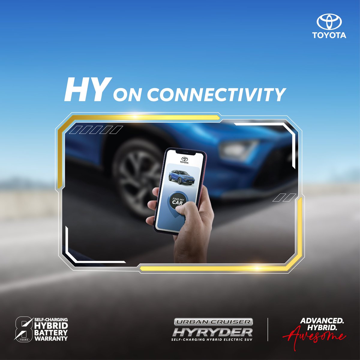 Toyota_India's tweet photo. Elevate your drive with the Toyota Hyryder's Hybrid power. It's HY time for a smarter journey.

For more info, visit: https://t.co/LleCHXmwaR
 
#ToyotaIndia #ItsHYTime #UrbanCruiserHyryder https://t.co/irhNWIzXqY
