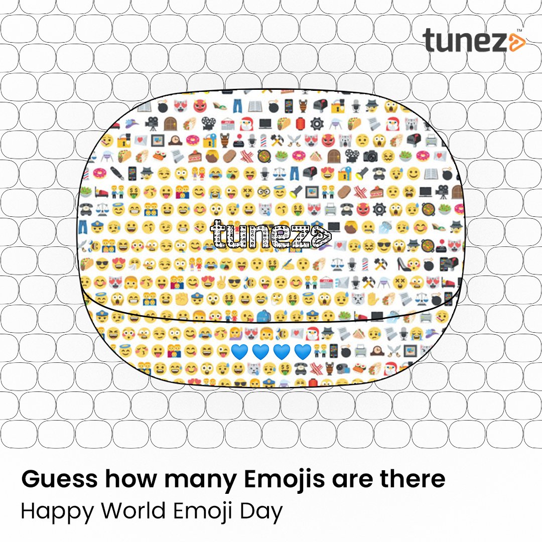 tunez_go's tweet image. Can you guess how many emojis are hidden in our earbuds? 🎧🔍 #WorldEmojiDay

#Tunez #Gotunez #TunezElementsE01