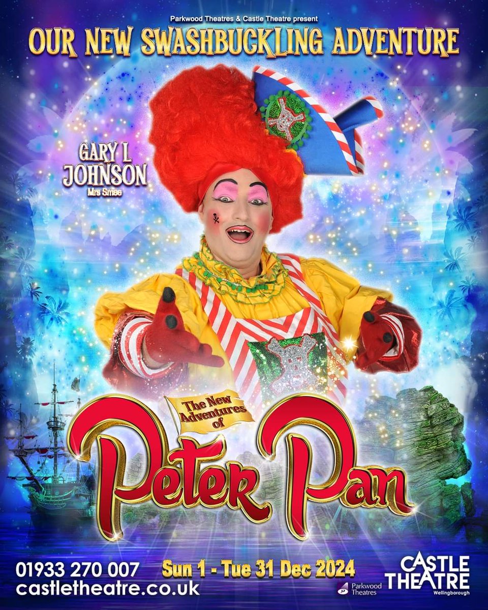 ✨PANTO CAST ANNOUNCEMENT #1 
We're thrilled to welcome back local star Gary L Johnson <a href="/GaryLJ/">Gary L Johnson</a>  as Mrs Smee for 'The New Adventures of Peter Pan' from Sun 1 - Tue 31 Dec! 

More panto cast announcements coming soon...
🎟bit.ly/CT_PP24