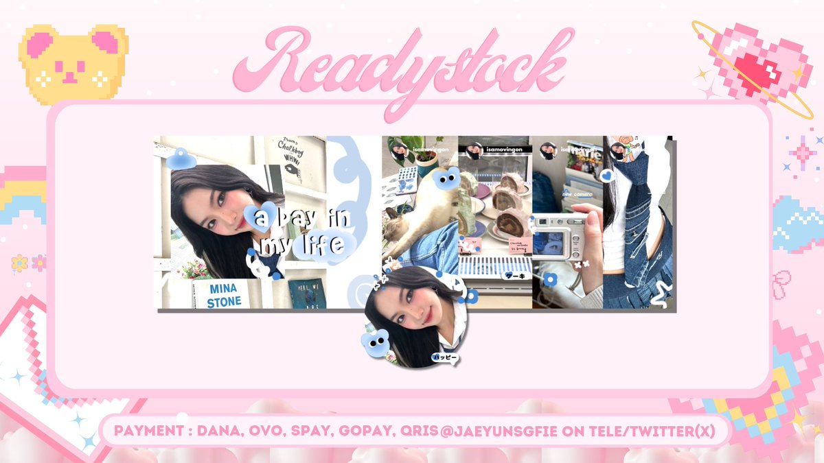 jdefleursy's tweet photo. interaction are highly appreciated ⭐___⭐

halOo aku membawa layout ready stock park minju, isa, seeun, dan wonyoung dengan price 6k [bisa retext dan dapat ava png] yuu order sekarang via dm 😼‼️

#zonauang #zonajajan https://t.co/AtApmvioU8