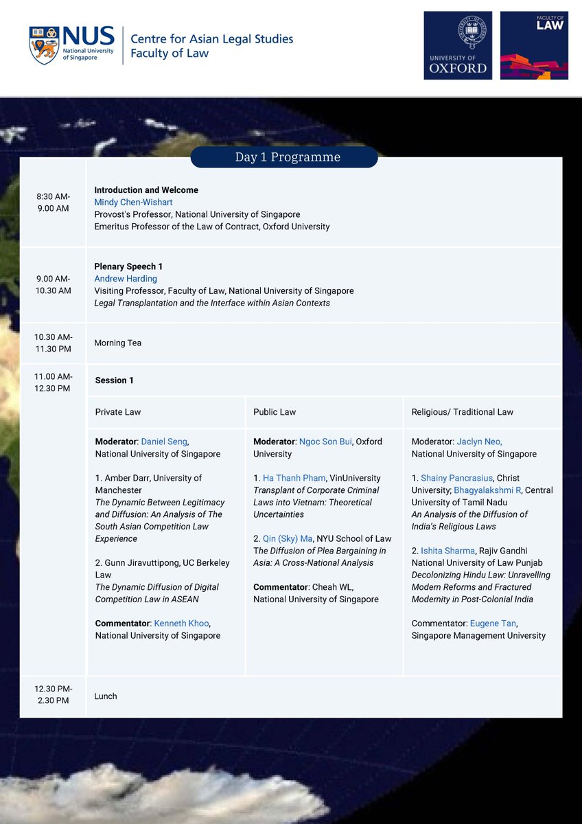 CALS_NUS's tweet photo. In collaboration with Oxford Programme in Asian Laws, University of Oxford, CALS will be holding the first “International Forum on Asian Laws: Diffusion of Laws in Asia”, on 1-2 August
Register here by 26 July: https://t.co/87AdL1FYYc
#CALSNUS #AsianLegalStudies https://t.co/ykOVR0iZt6