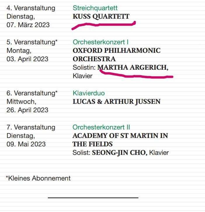 aniesleo's tweet photo. I found that I have been performed by KussQuartett at the same stage with Marta Argerich #classicalmusic #martaargerich #contemporarymusic https://t.co/tsUPskzD1i