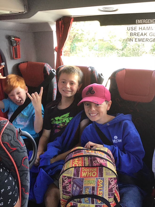 STEPHighCliff's tweet photo. Year 6 have set off for their residential this morning for a fun filled couple of days of activities. We hope you all have a fantastic time! What lovely weather for it too ☀️😎 https://t.co/lRxyIcjtzF