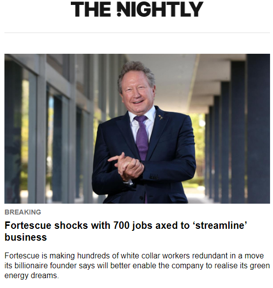 CoaltrainHunter's tweet image. .
Twiggy ran out of other people&apos;s money. 
Hydrogen - what a scam. 
So much for clean, green jobs, hey? 

#Fortescue #Andrewforrest #Rentseeker #Grifter