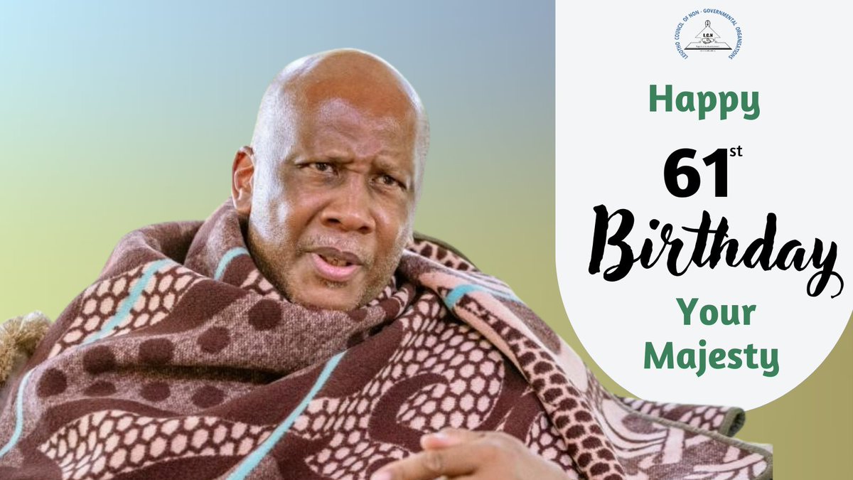 Happy Birthday Rabasotho! 🎊 

Join us in wishing King of the Basotho nation, His Majesty King Letsie III, a happy 61st birthday!

#Lesotho #kingletsieiii